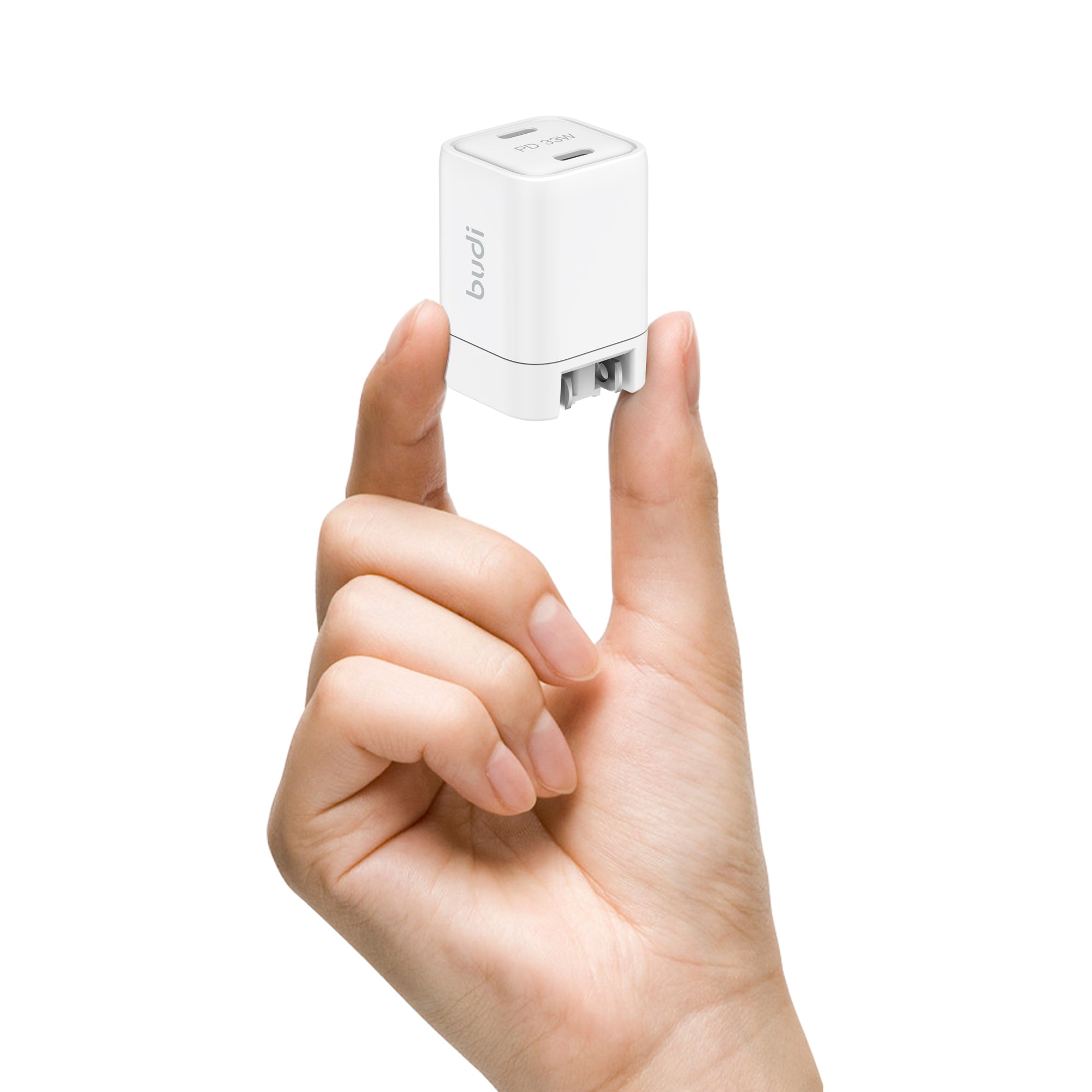 33W PD 2-Port Dual USB-C Wall Charger | 4 Interchangeable Plugs (UK/EU/AU/US)