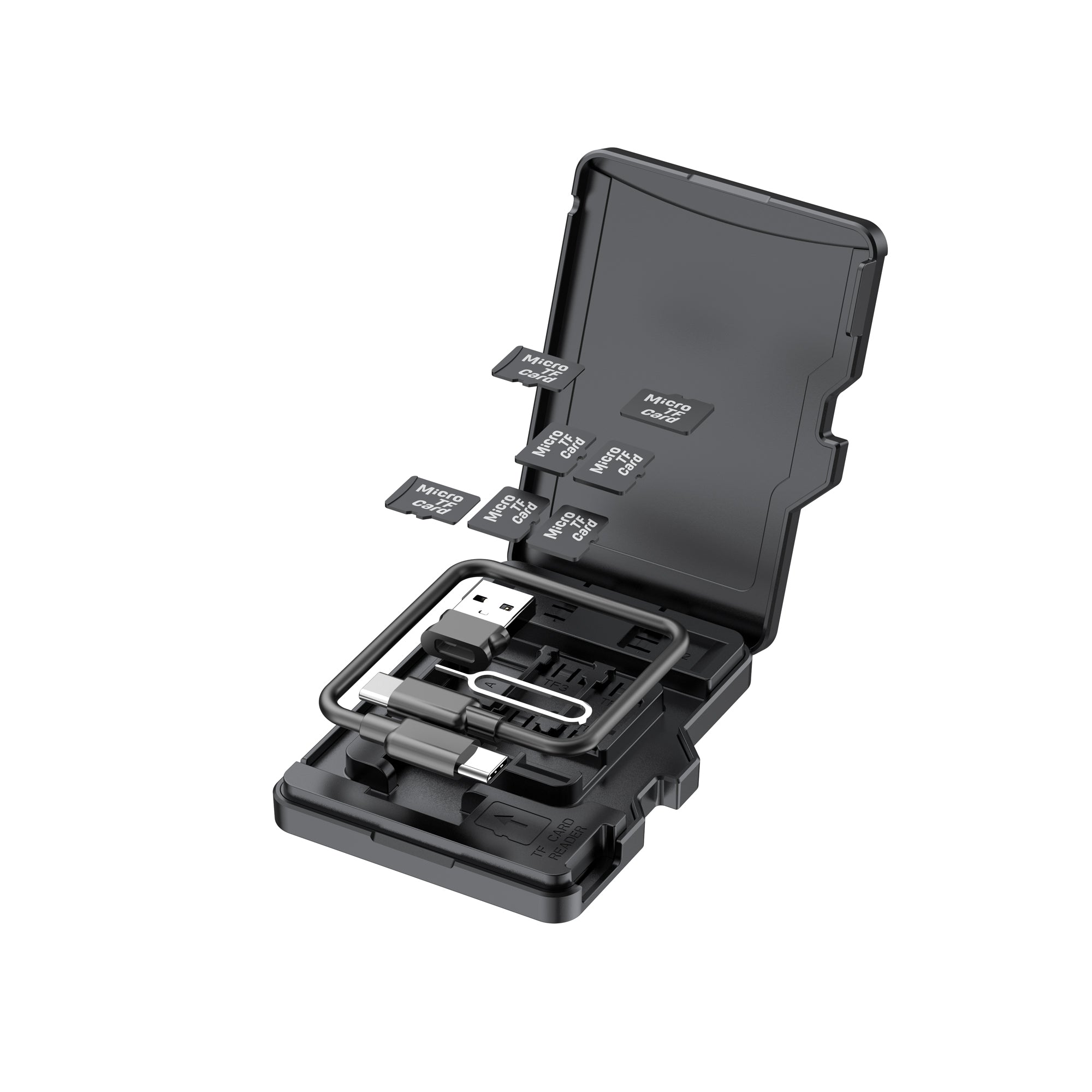 USB-C Micro SD (TF) Card Reader 2.0 | Up to 480Mbps | Supports up to 1TB | Windows & Mac Compatible