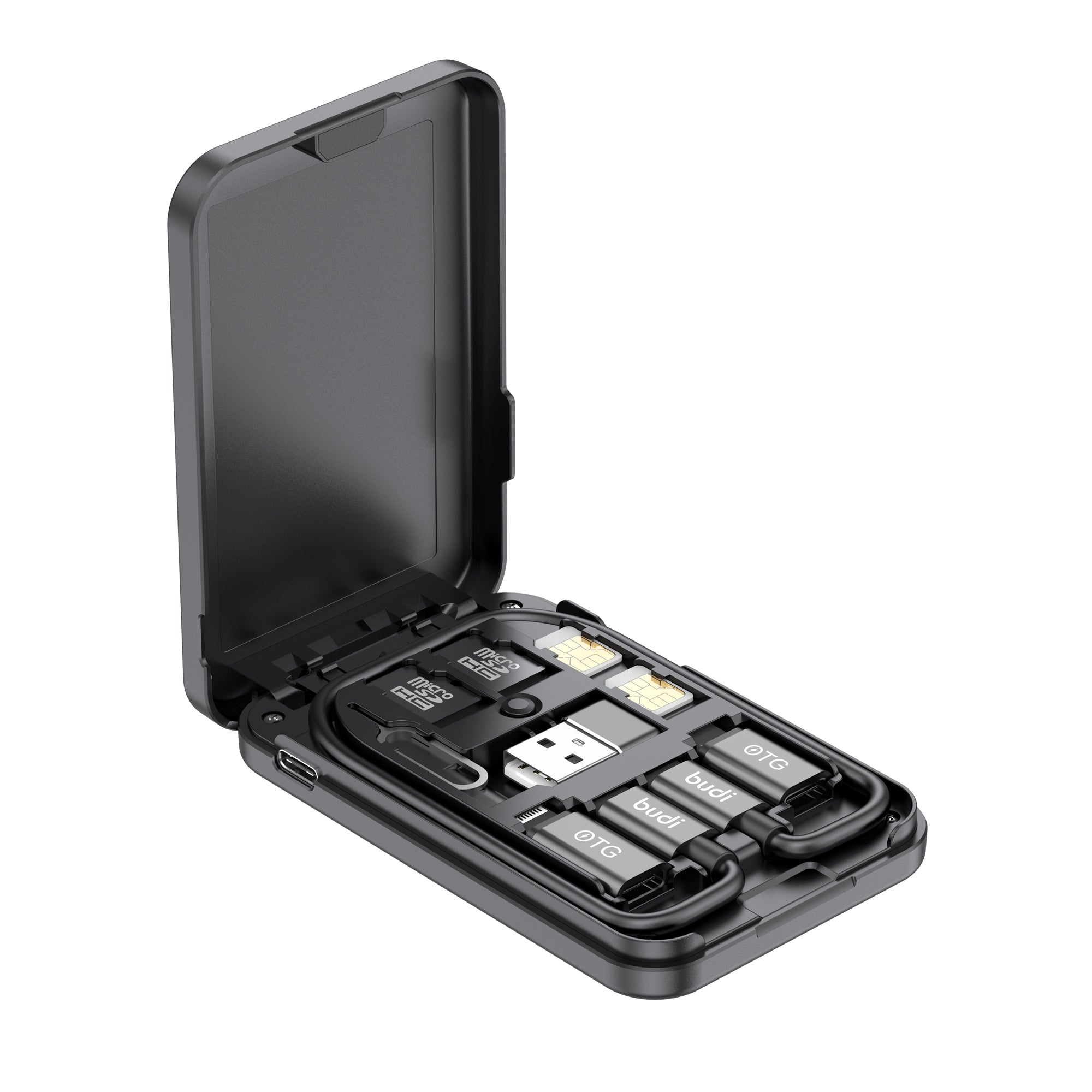 12-IN-1 Multi-Functional Phone Accessories Box with OTG Adapter