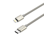 27W USB-C to Lightning Fast Charging Cable 1m | Pure Copper Core | Nylon Braided | Aluminum Alloy Shell