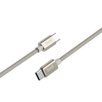 65W USB-C to USB-C Fast Charging Cable 1m | Pure Copper Core | Nylon Braided | Aluminum Alloy Shell