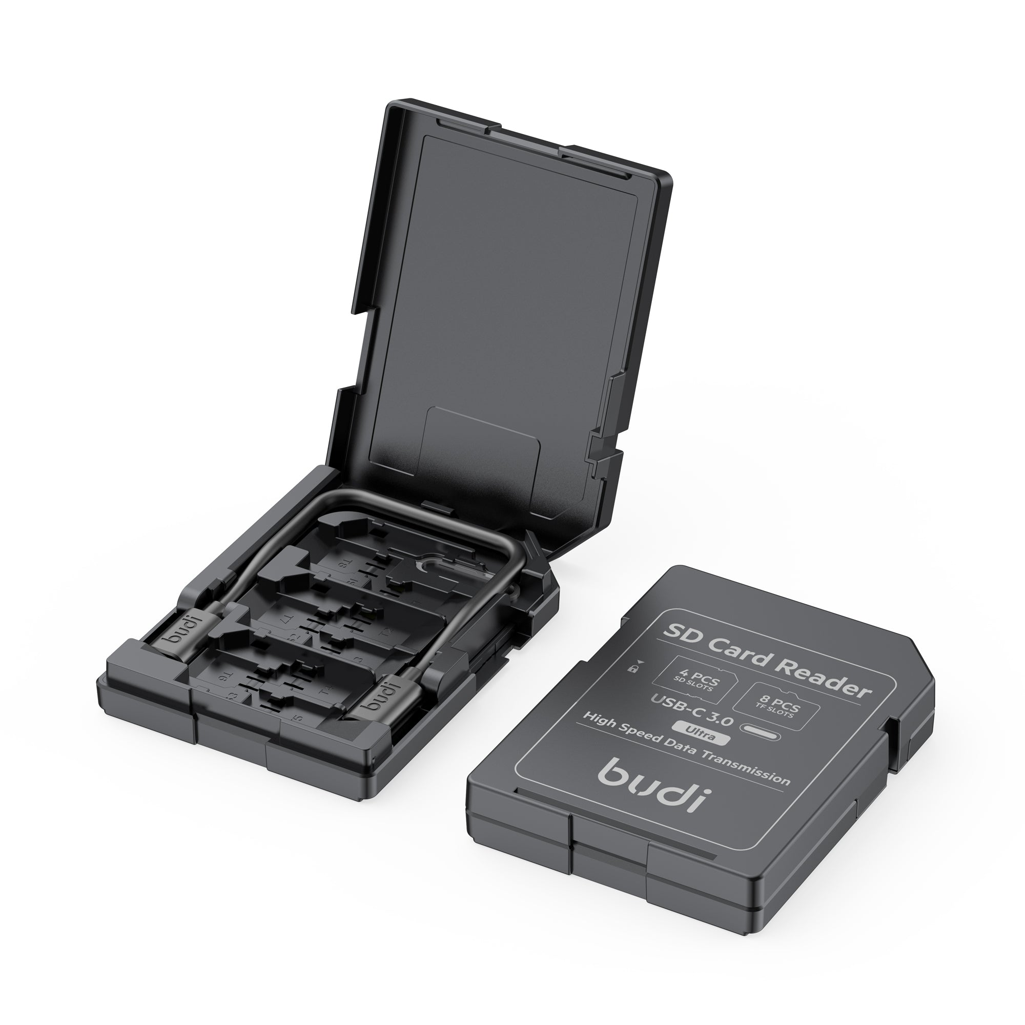 USB-C 3.0 SD Card Reader | 5Gbps Transfer Speed | Supports up to 1TB