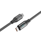 LED Digital Display 100W USB-C to USB-C Fast Charging Cable 1.2m | Pure Copper Core | Silicone Jacket | Aluminum Alloy Shell
