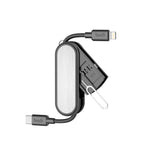 PD 27W USB-C to Lightning Keychain Portable Charge & Sync Cable 16cm | With Storage Box & Card Slots