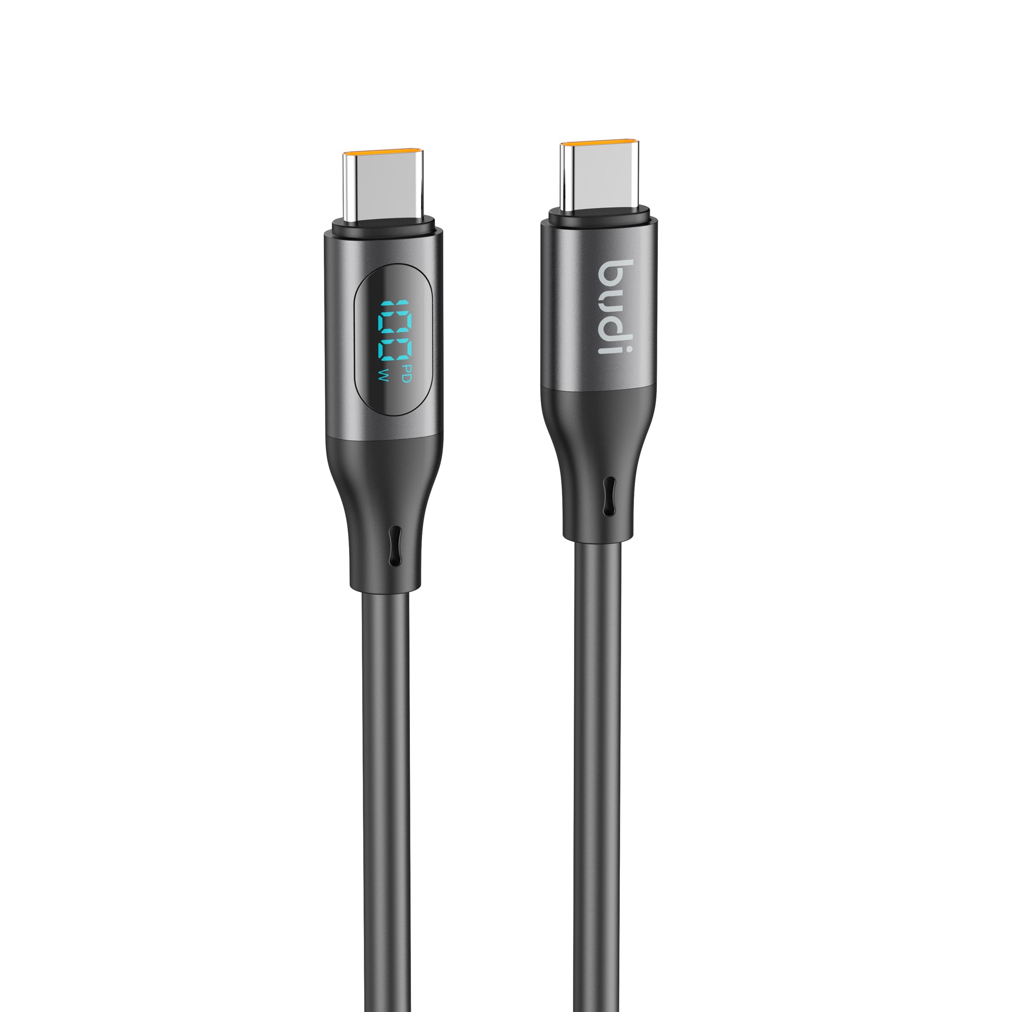 LED Digital Display 100W USB-C to USB-C Fast Charging Cable 1.2m | Pure Copper Core | Silicone Jacket | Aluminum Alloy Shell