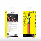 9-IN-1 Multi-Functional Cable Stick (Red) | 6-Type Multi-Cable + SIM Kit + TF Card Reader + Phone Cradle