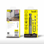 8-IN-1 Travel Kit | 65W Fast Charging Cable + Lightning/Micro/USB-A Adapters + Phone Cradle + SIM & TF Card Slots + Lanyard