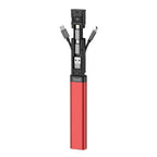9-IN-1 Multi-Functional Cable Stick (Red) | 6-Type Multi-Cable + SIM Kit + TF Card Reader + Phone Cradle