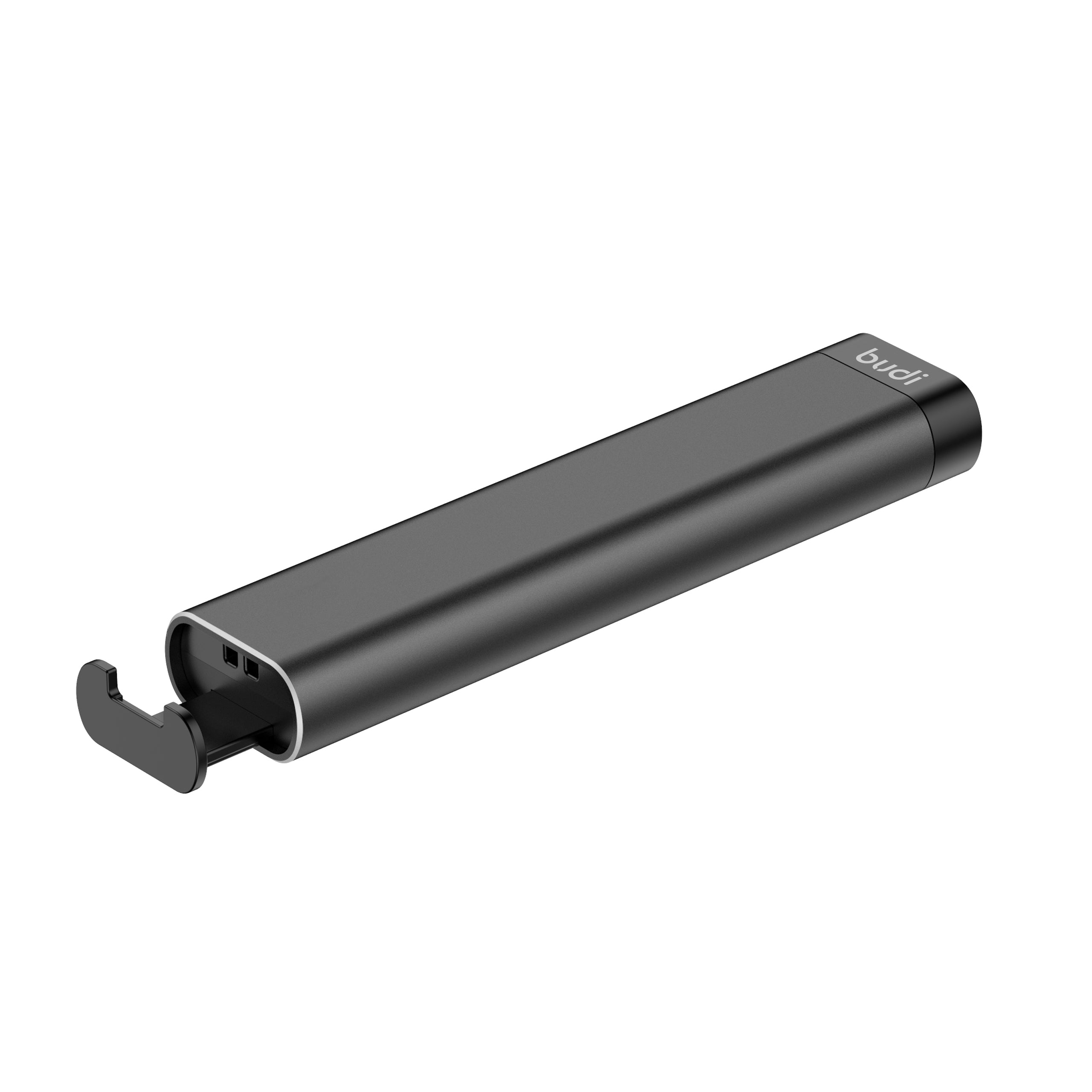 9-IN-1 Multi-Functional Cable Stick (Black) | 6-Type Multi-Cable + SIM Kit + TF Card Reader + Phone Cradle