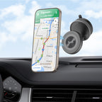 Magnetic Folding Car Phone Mount Holder with Suction Base