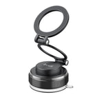 Magnetic Car Phone Mount with Suction Base | Stretch, Fold & Rotate to Any Angle