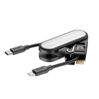 PD 27W USB-C to Lightning Keychain Portable Charge & Sync Cable 16cm | With Storage Box & Card Slots