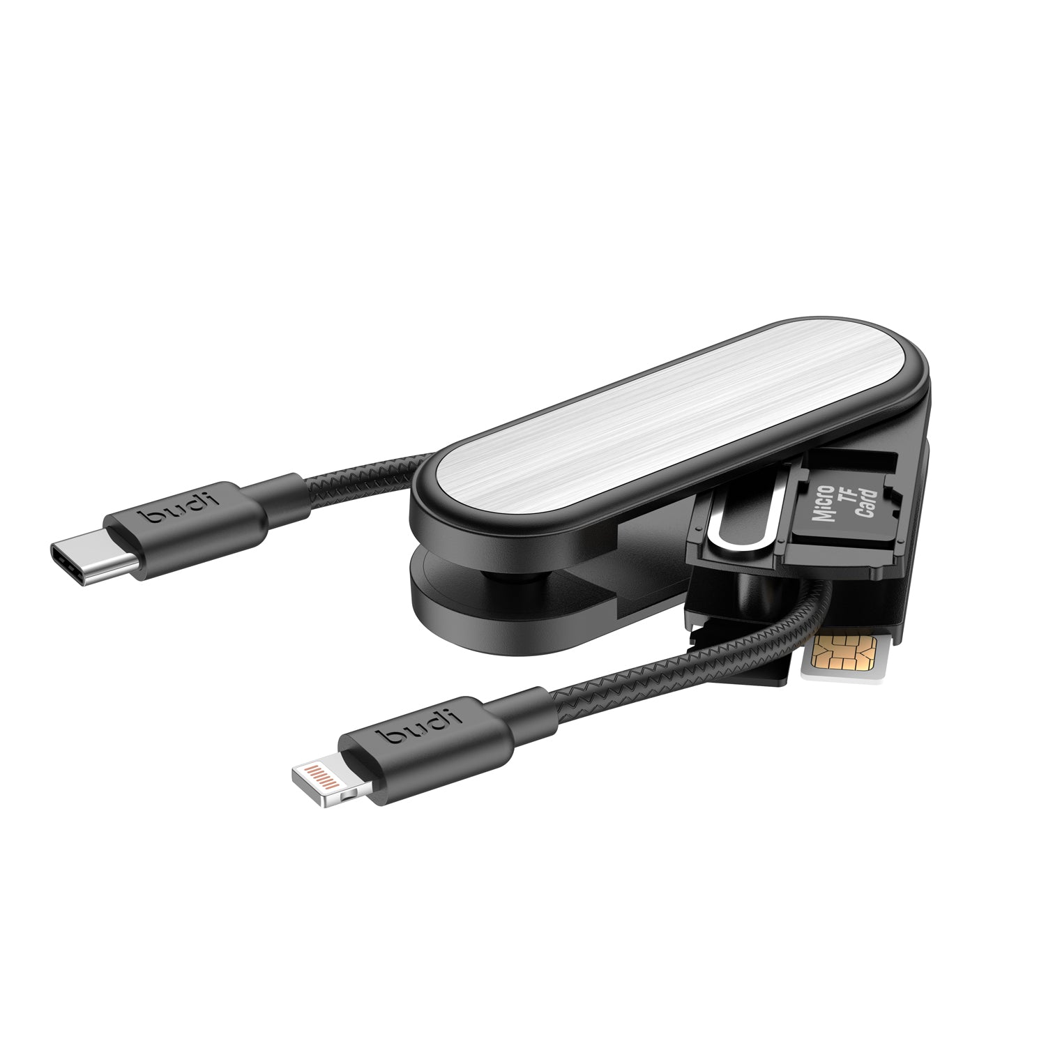 PD 27W USB-C to Lightning Keychain Portable Charge & Sync Cable 16cm | With Storage Box & Card Slots