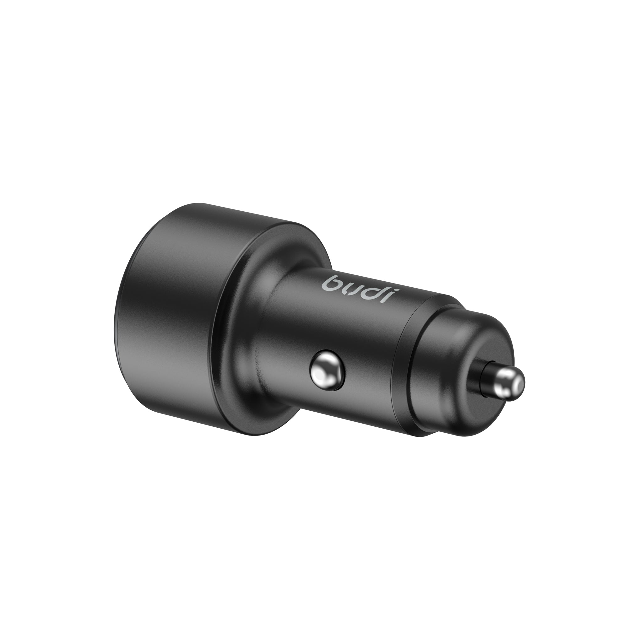 LED Display 48W PD+QC 2-Port Car Charger (1x USB-C + 1x USB-A) | Aluminum Alloy Shell