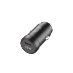 30W PD+QC 2-Port Car Charger (1x USB-C + 1x USB-A) | Aluminum Alloy Shell