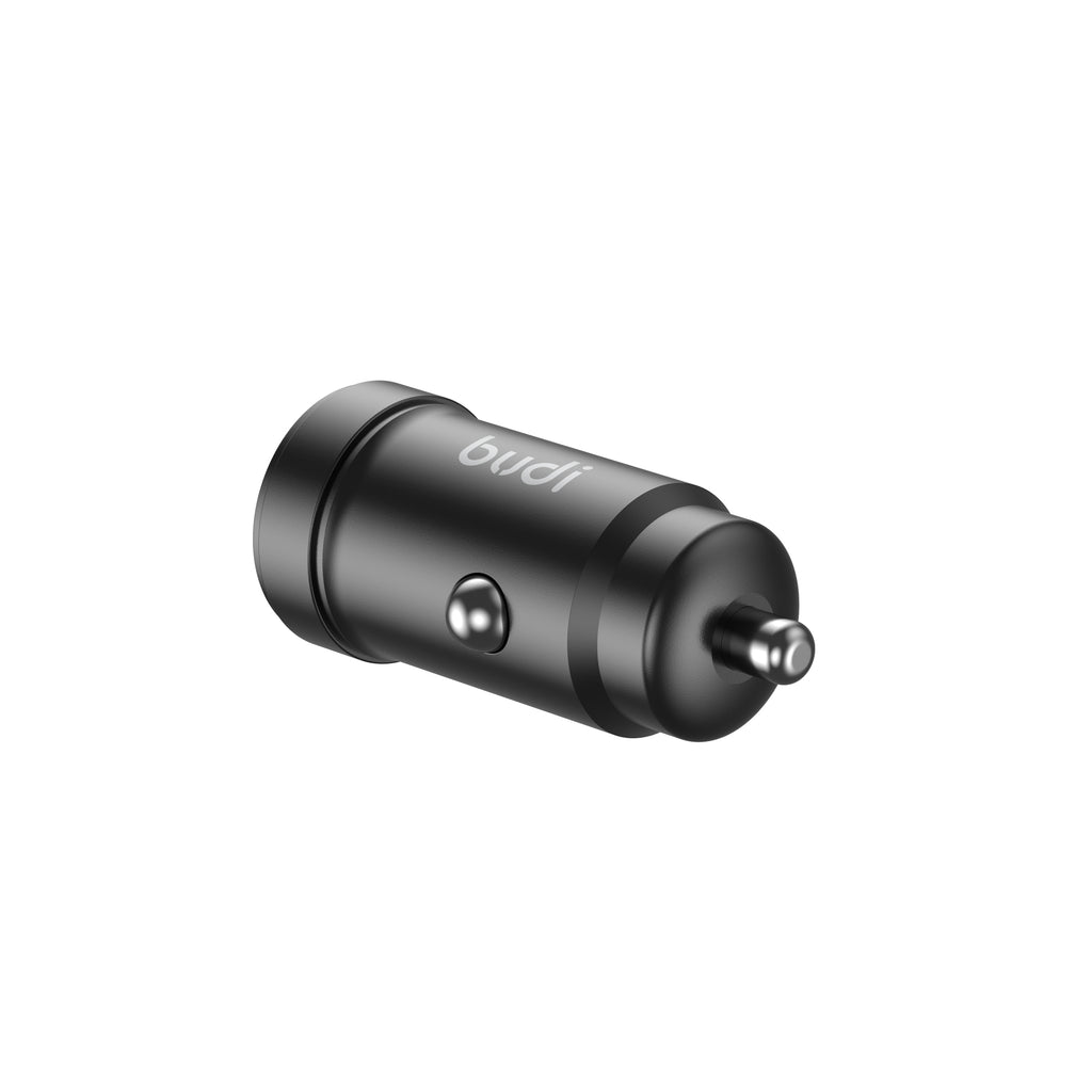 30W PD+QC 2-Port Car Charger (1x USB-C + 1x USB-A) | Aluminum Alloy Shell