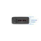 50W PD 2-Port USB-C Car Charger with Built-in 0.72m Retractable USB-C Cable | Fire-Resistant PC Shell