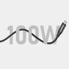 LED Digital Display 100W USB-C to USB-C Fast Charging Cable 1.2m | Pure Copper Core | Silicone Jacket | Aluminum Alloy Shell