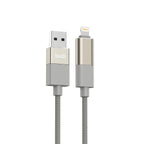 PD 65W/27W 4-IN-1 Multi-Connector Fast Charging Cable 1m | Pure Copper Core | Nylon Braided | Aluminum Alloy Shell