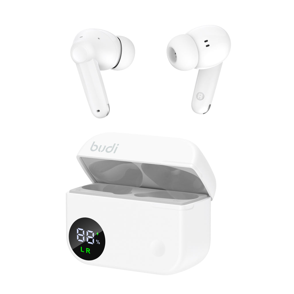 Noise Cancelling True Wireless Earbuds with Powerful Bass