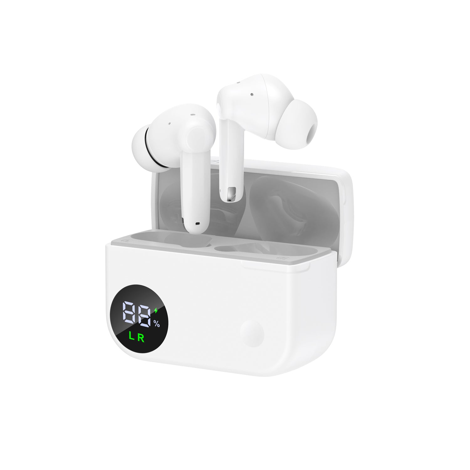 Noise Cancelling True Wireless Earbuds with Powerful Bass