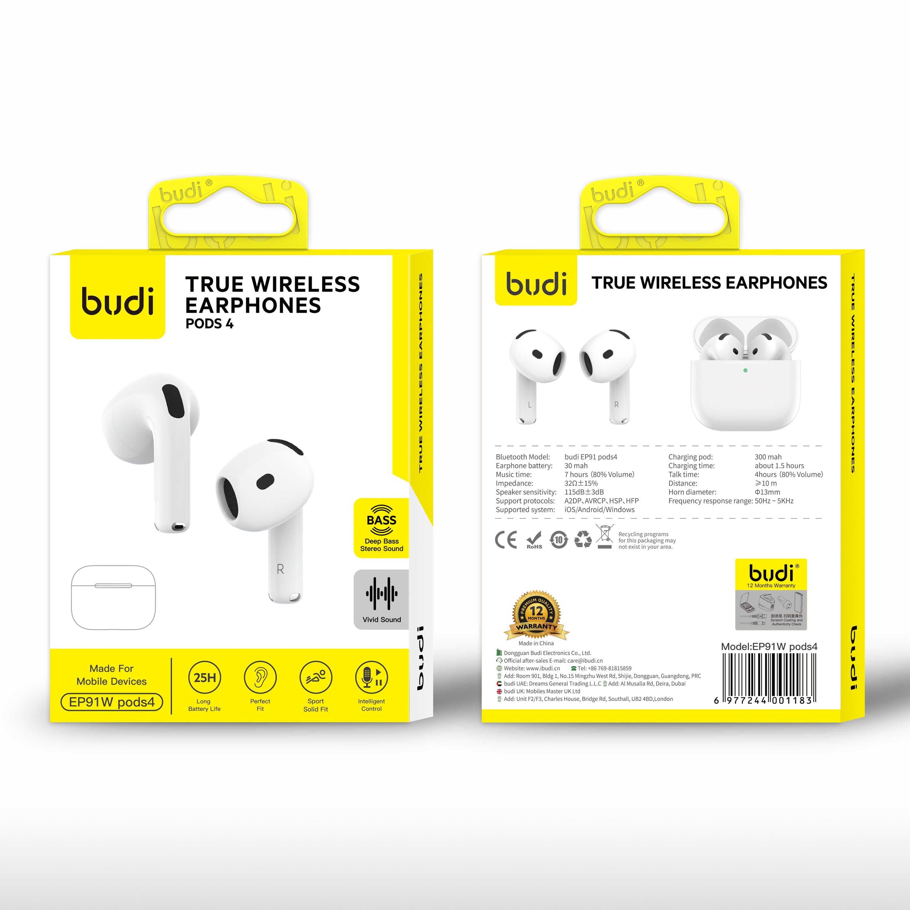 True Wireless Earphones – PODS 4