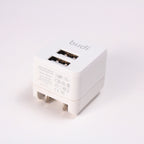 35W PD+QC 2-Port USB Wall Charger (1x USB-C + 1x USB-A) | 4 Interchangeable Plugs (UK/EU/AU/US)
