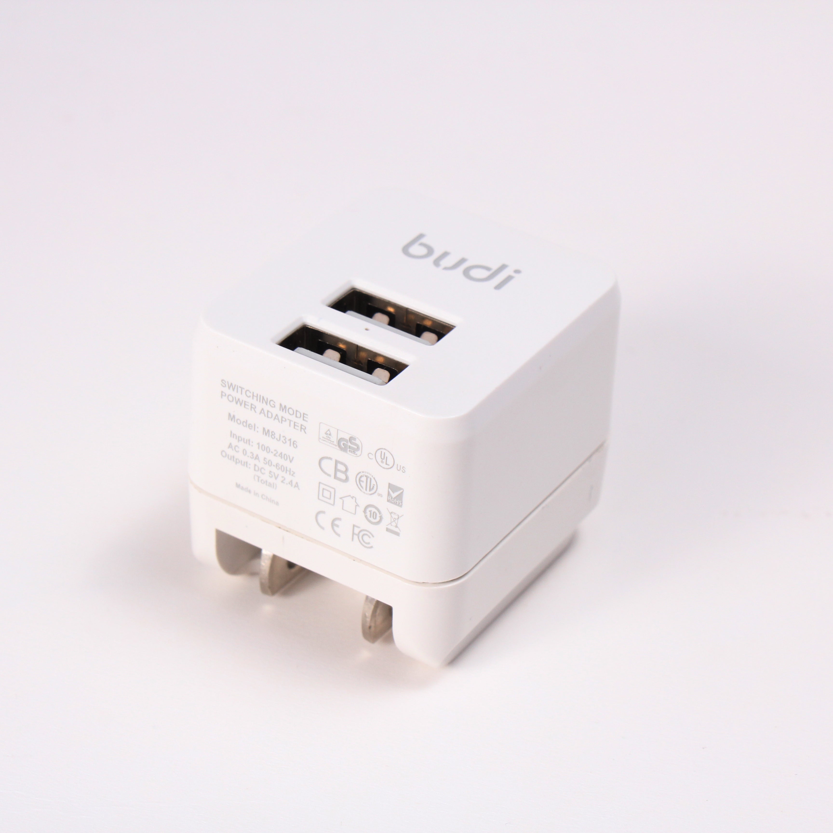 35W PD+QC 2-Port USB Wall Charger (1x USB-C + 1x USB-A) | 4 Interchangeable Plugs (UK/EU/AU/US)