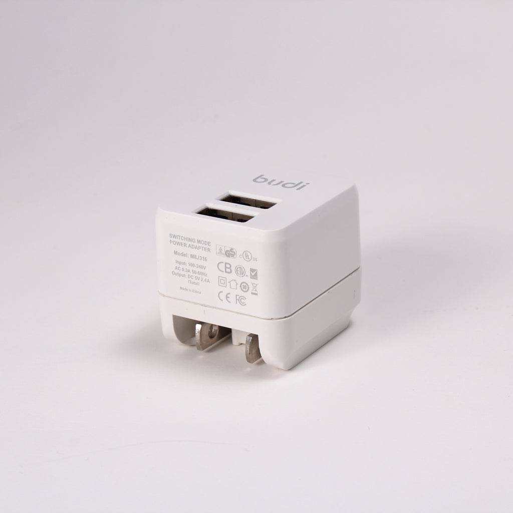 35W PD+QC 2-Port USB Wall Charger (1x USB-C + 1x USB-A) | 4 Interchangeable Plugs (UK/EU/AU/US)