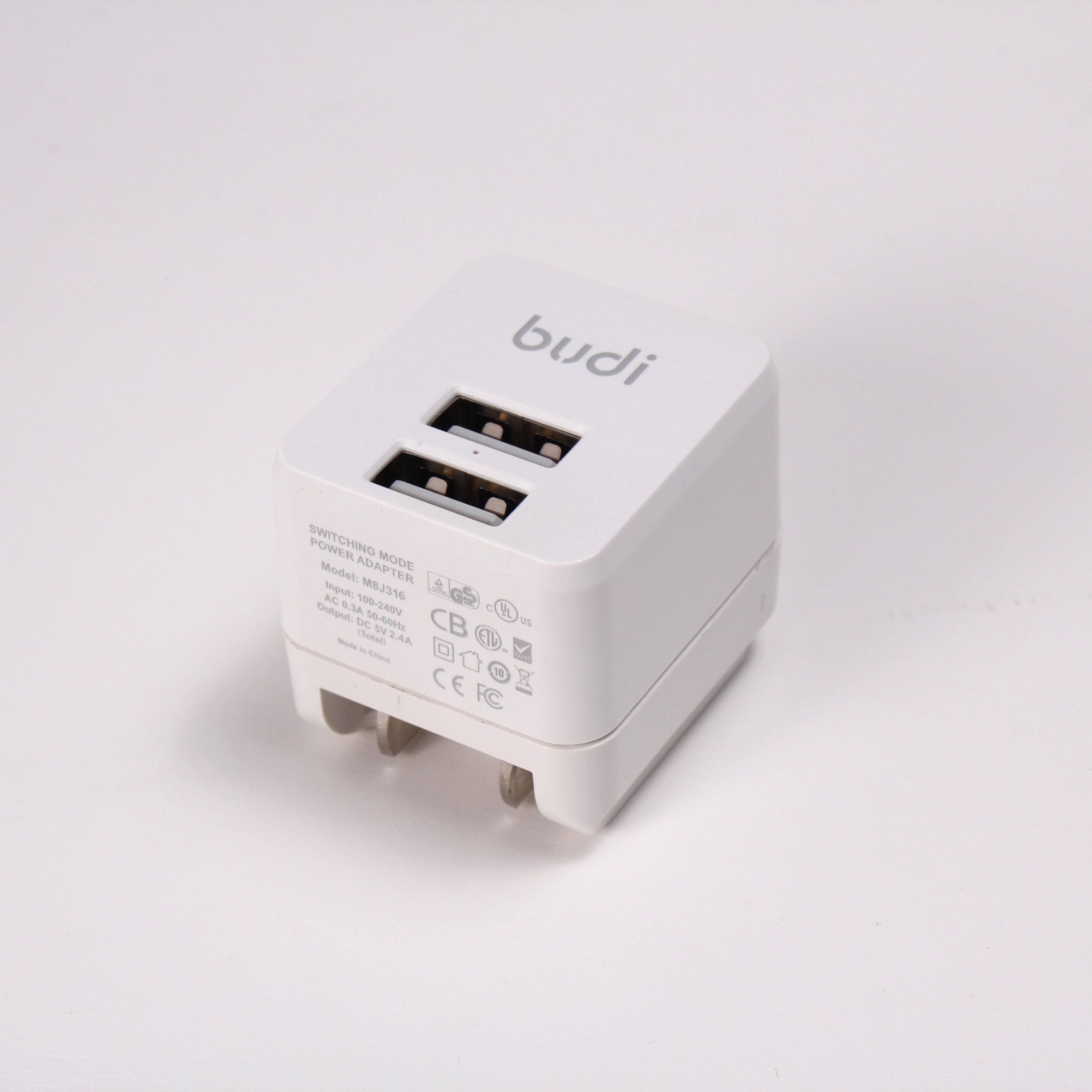 35W PD+QC 2-Port USB Wall Charger (1x USB-C + 1x USB-A) | 4 Interchangeable Plugs (UK/EU/AU/US)
