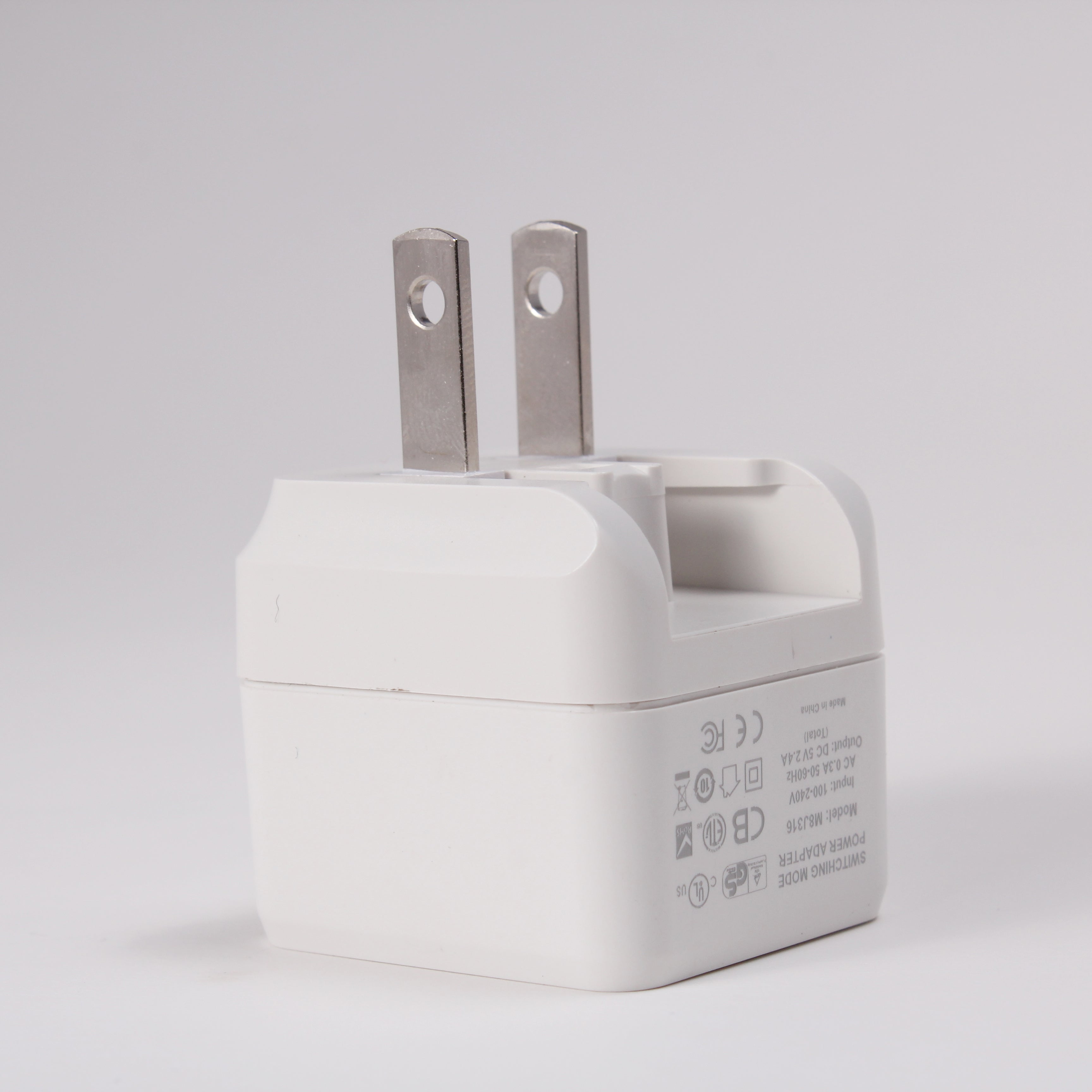 35W PD+QC 2-Port USB Wall Charger (1x USB-C + 1x USB-A) | 4 Interchangeable Plugs (UK/EU/AU/US)