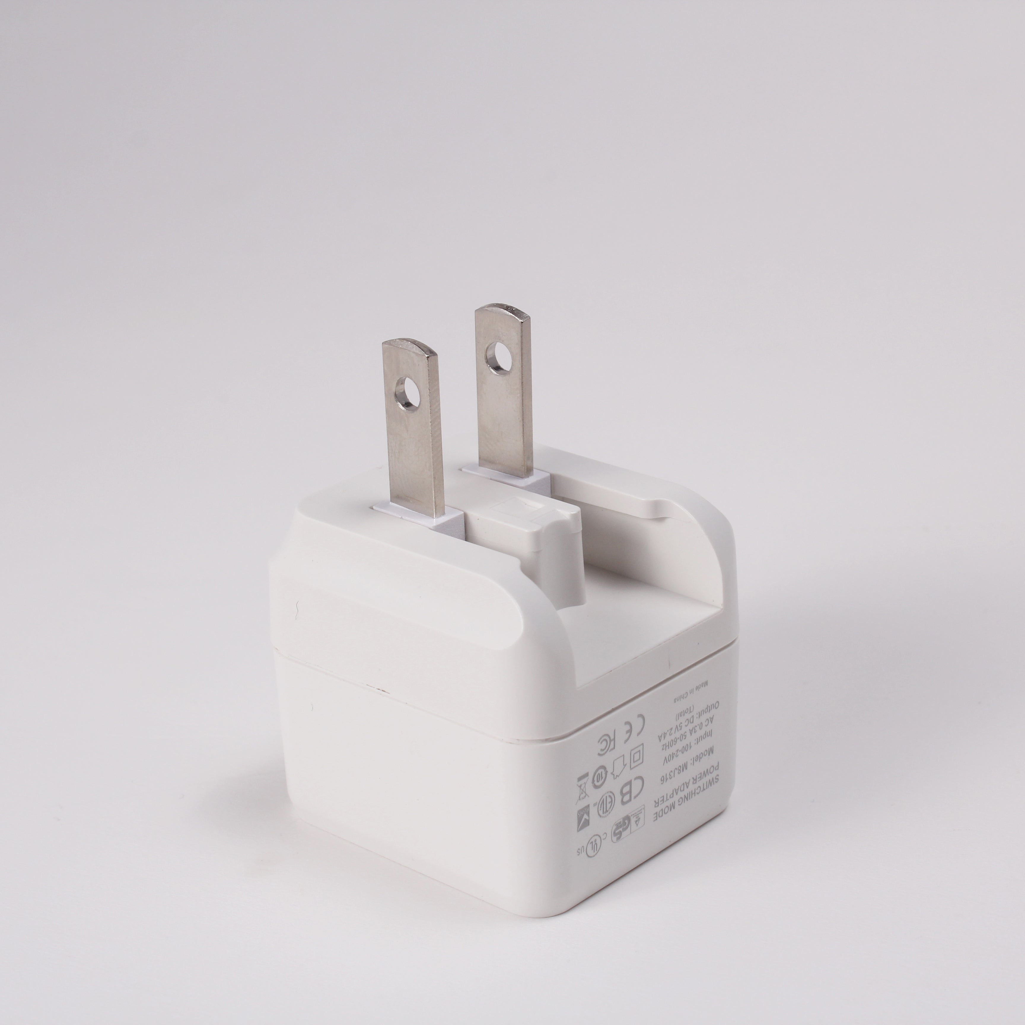 35W PD+QC 2-Port USB Wall Charger (1x USB-C + 1x USB-A) | 4 Interchangeable Plugs (UK/EU/AU/US)
