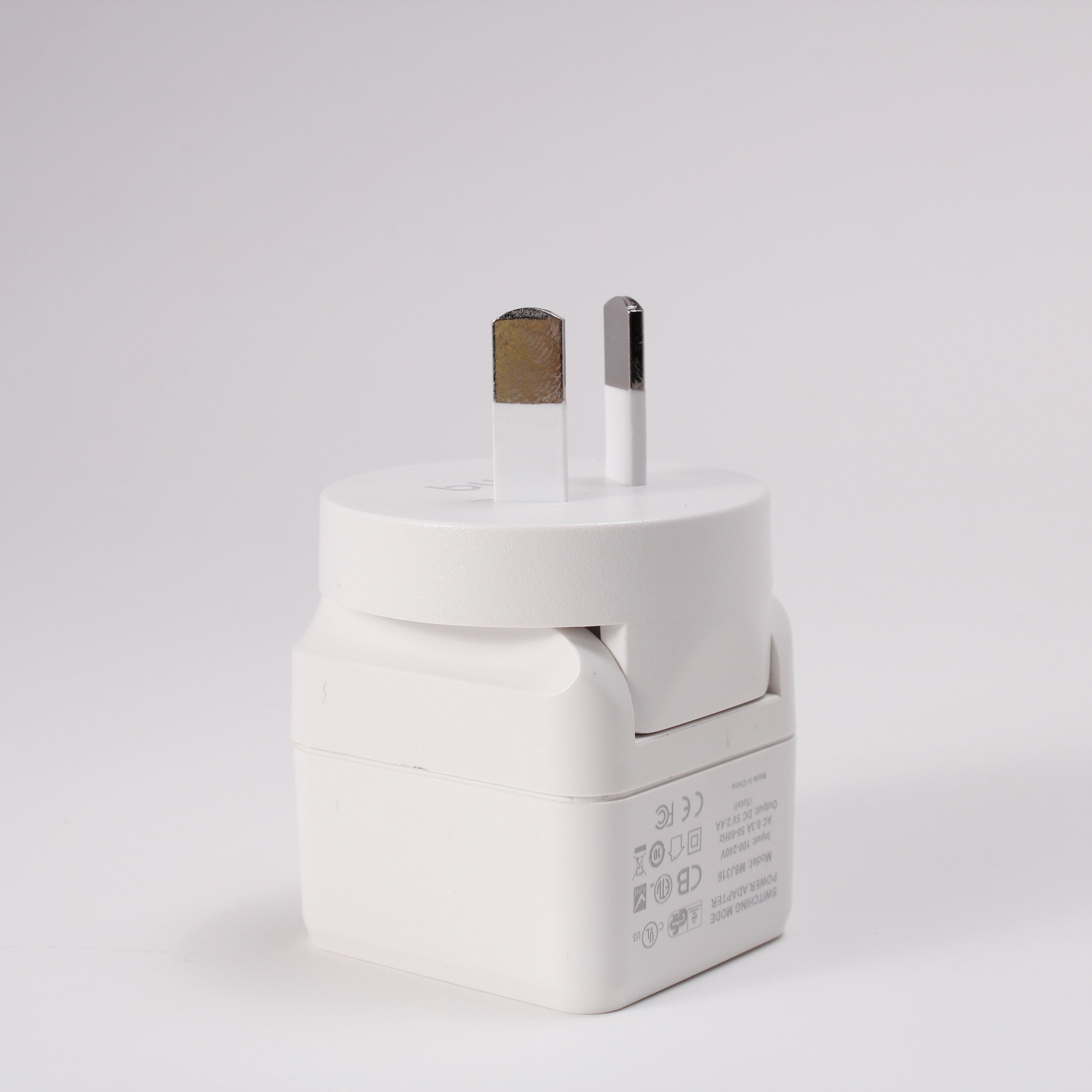 35W PD+QC 2-Port USB Wall Charger (1x USB-C + 1x USB-A) | 4 Interchangeable Plugs (UK/EU/AU/US)