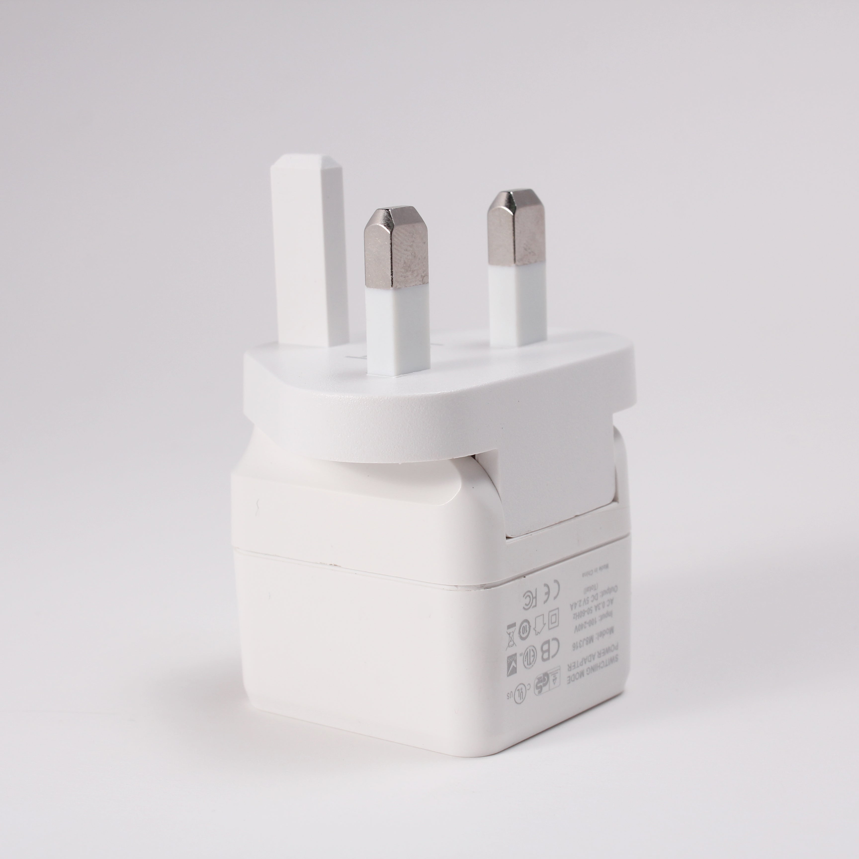 35W PD+QC 2-Port USB Wall Charger (1x USB-C + 1x USB-A) | 4 Interchangeable Plugs (UK/EU/AU/US)