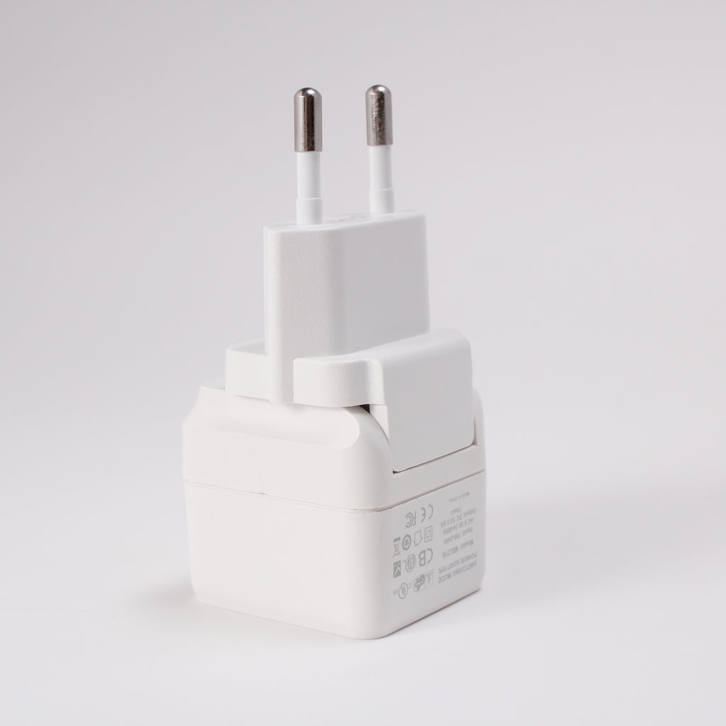 35W PD+QC 2-Port USB Wall Charger (1x USB-C + 1x USB-A) | 4 Interchangeable Plugs (UK/EU/AU/US)