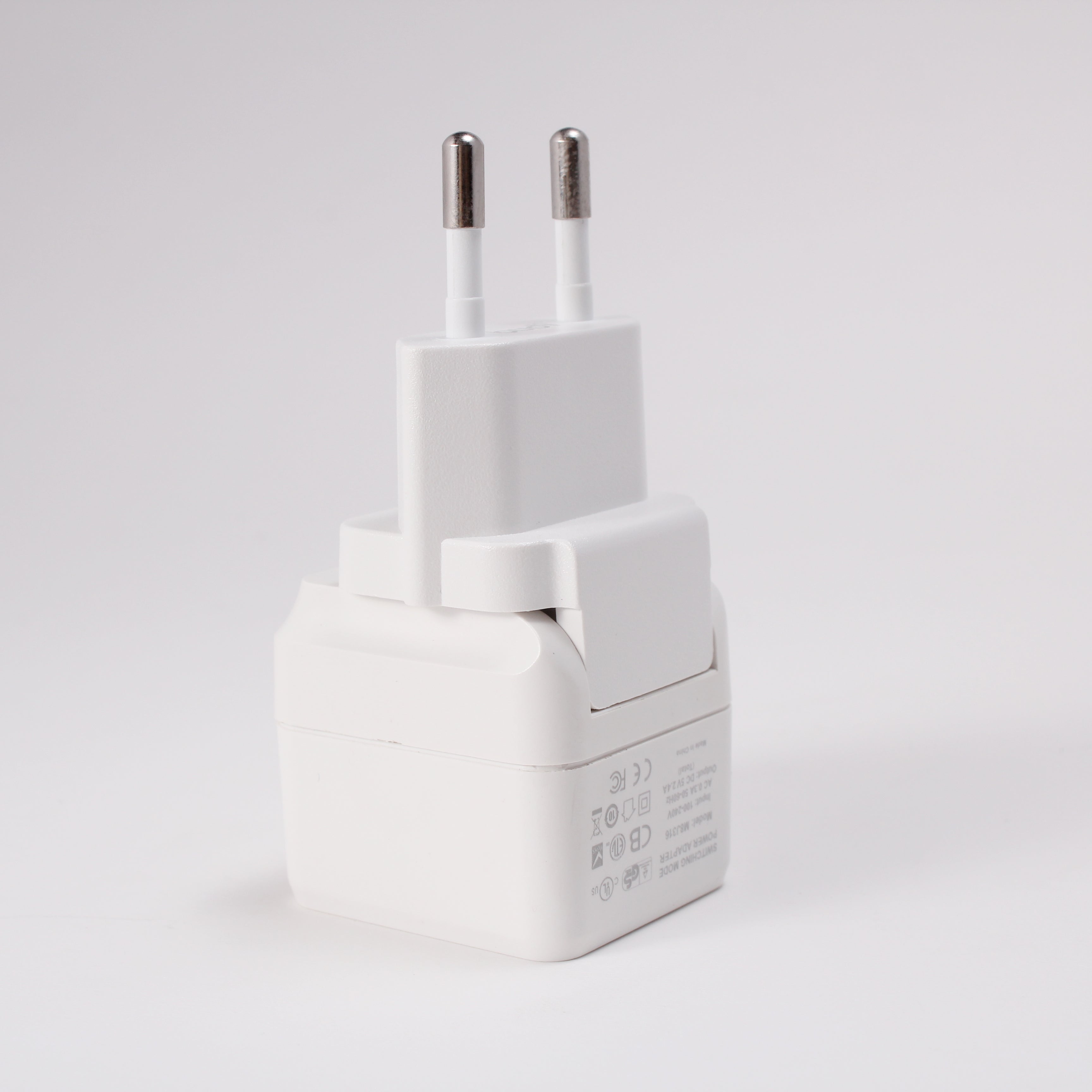 35W PD+QC 2-Port USB Wall Charger (1x USB-C + 1x USB-A) | 4 Interchangeable Plugs (UK/EU/AU/US)