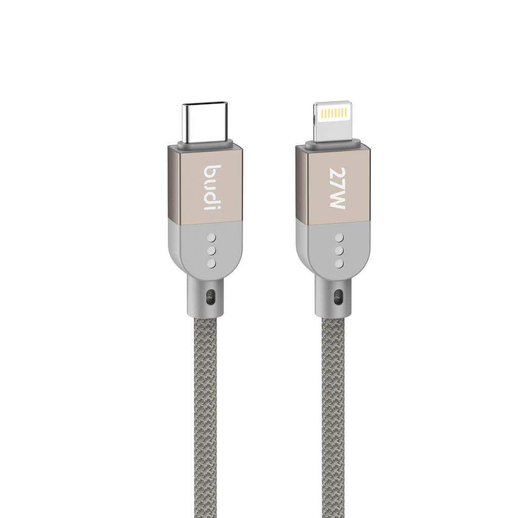 Magnetic 27W USB-C to Lightning Fast Charging Cable 1m | Pure Copper Core | Nylon Braided | Aluminum Alloy Shell