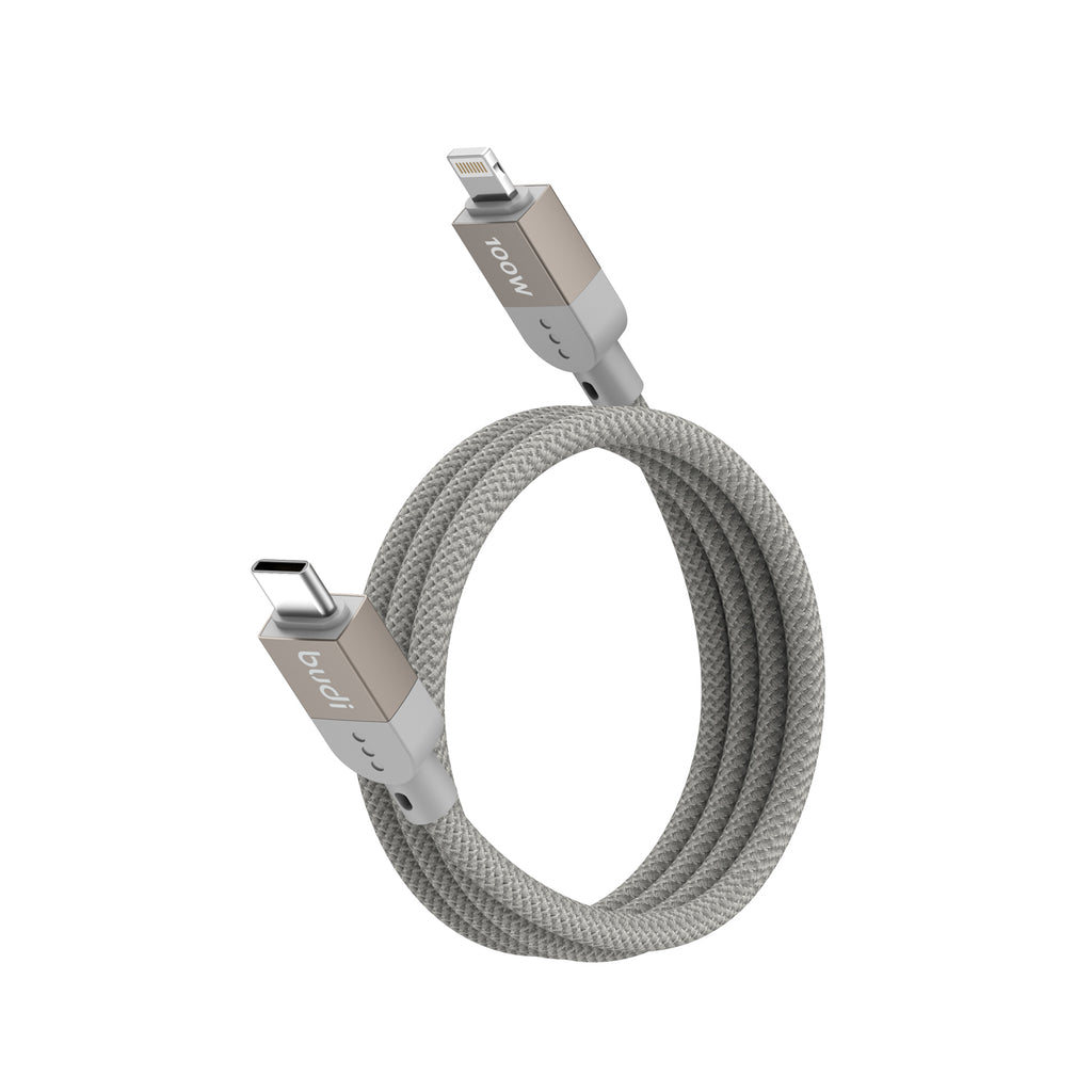 Magnetic 27W USB-C to Lightning Fast Charging Cable 1m | Pure Copper Core | Nylon Braided | Aluminum Alloy Shell