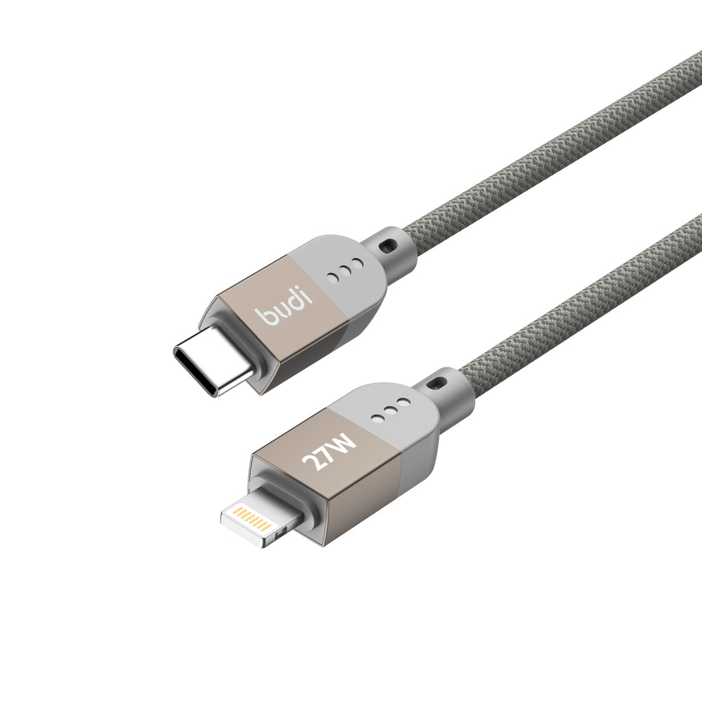 Magnetic 27W USB-C to Lightning Fast Charging Cable 1m | Pure Copper Core | Nylon Braided | Aluminum Alloy Shell