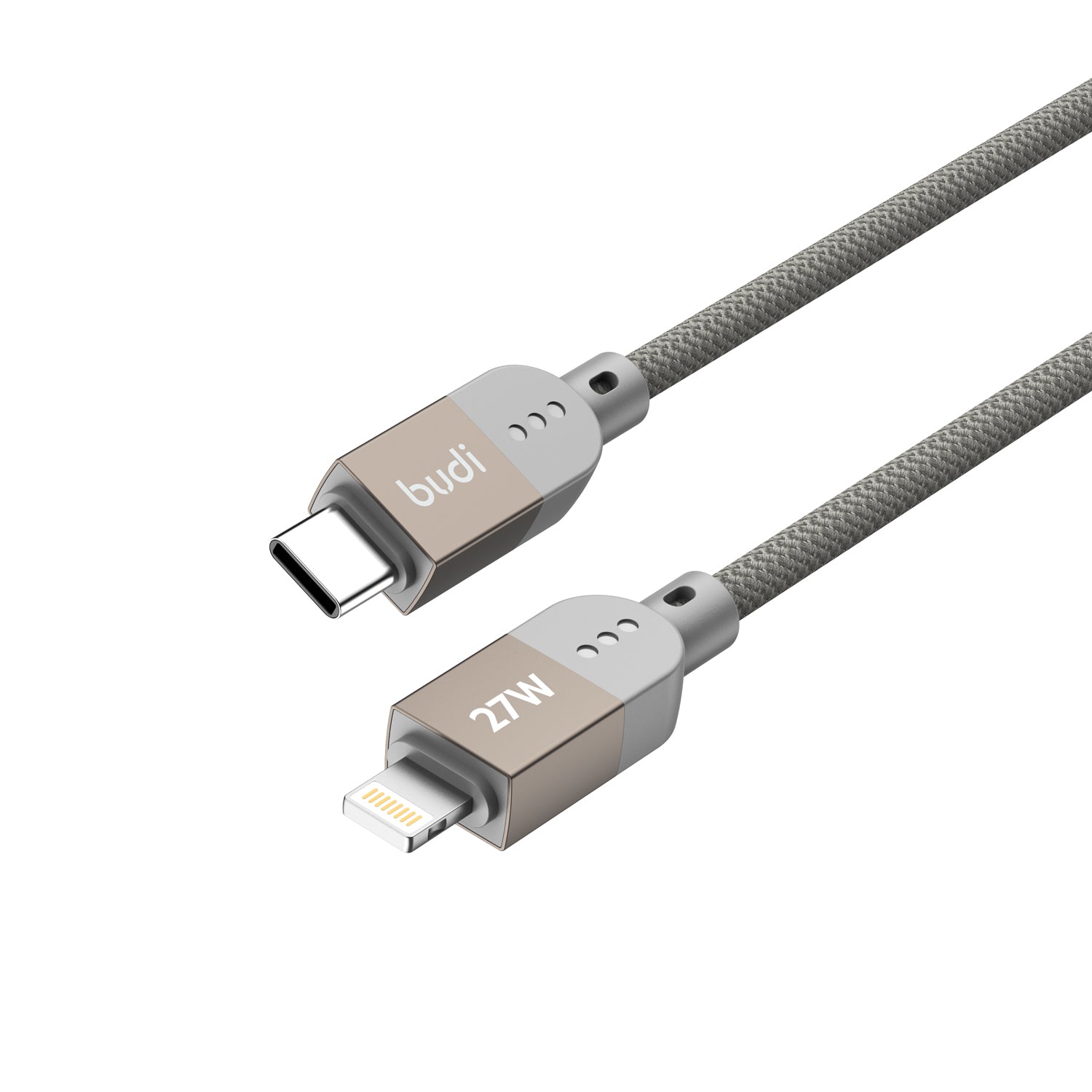 Magnetic 27W USB-C to Lightning Fast Charging Cable 1m | Pure Copper Core | Nylon Braided | Aluminum Alloy Shell