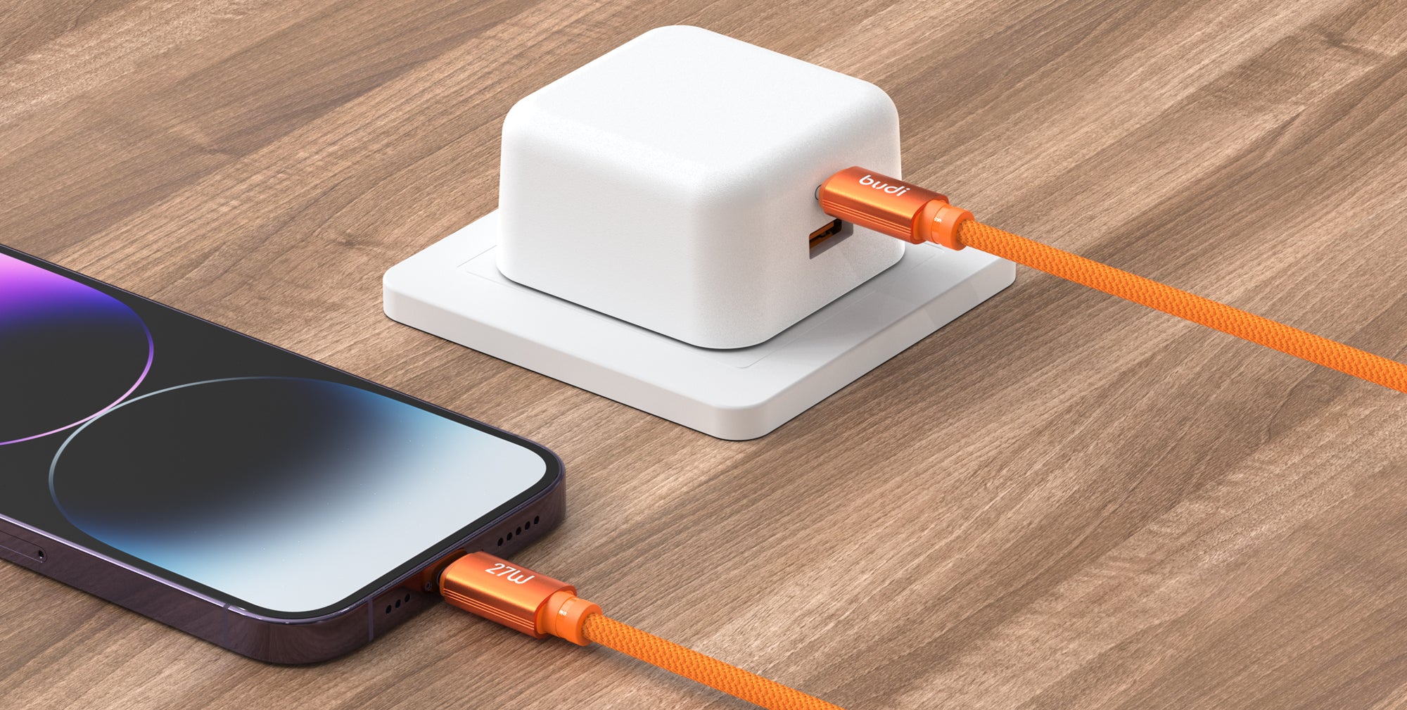 27W USB-C to Lightning Fast Charging Cable 1.5m | Pure Copper Core | Nylon Braided | Aluminum Alloy Shell