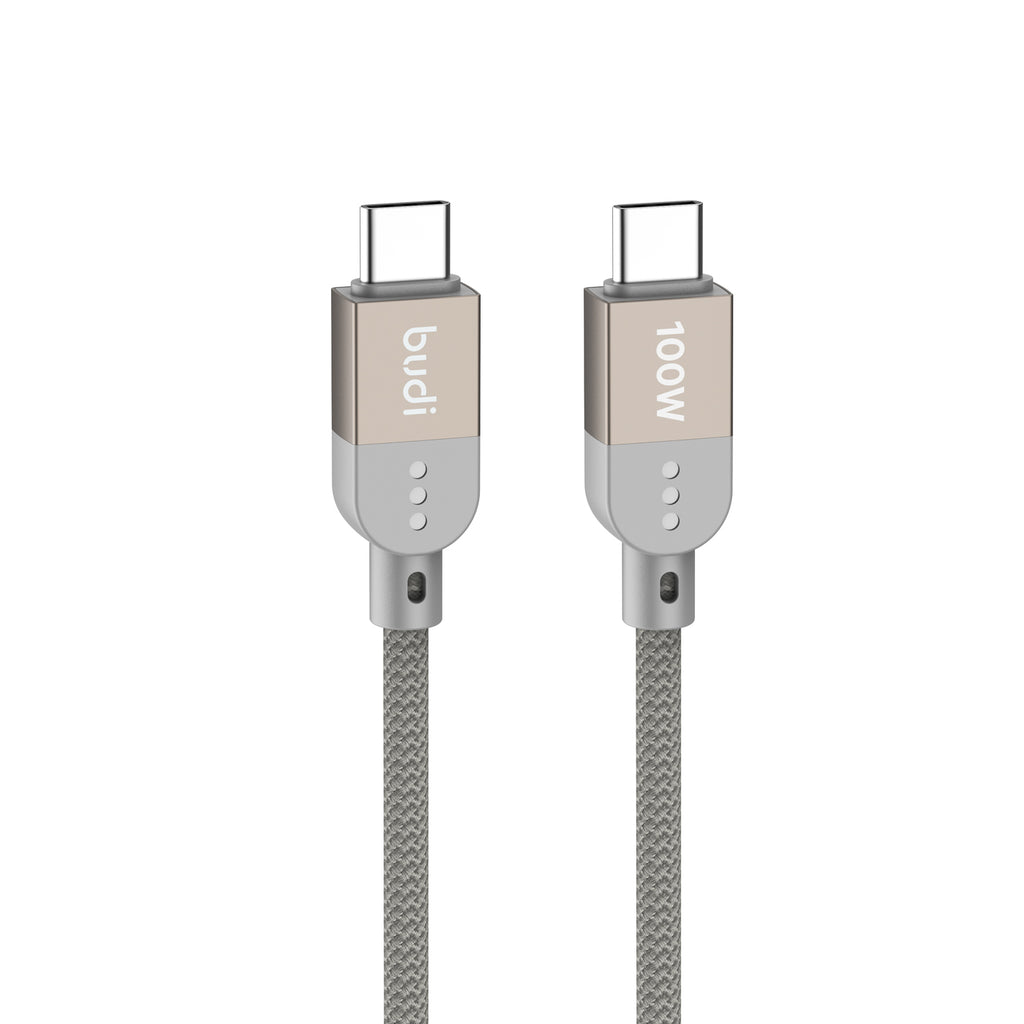 Magnetic 100W USB-C to USB-C Fast Charging Cable 1m | Pure Copper Core | Nylon Braided | Aluminum Alloy Shell