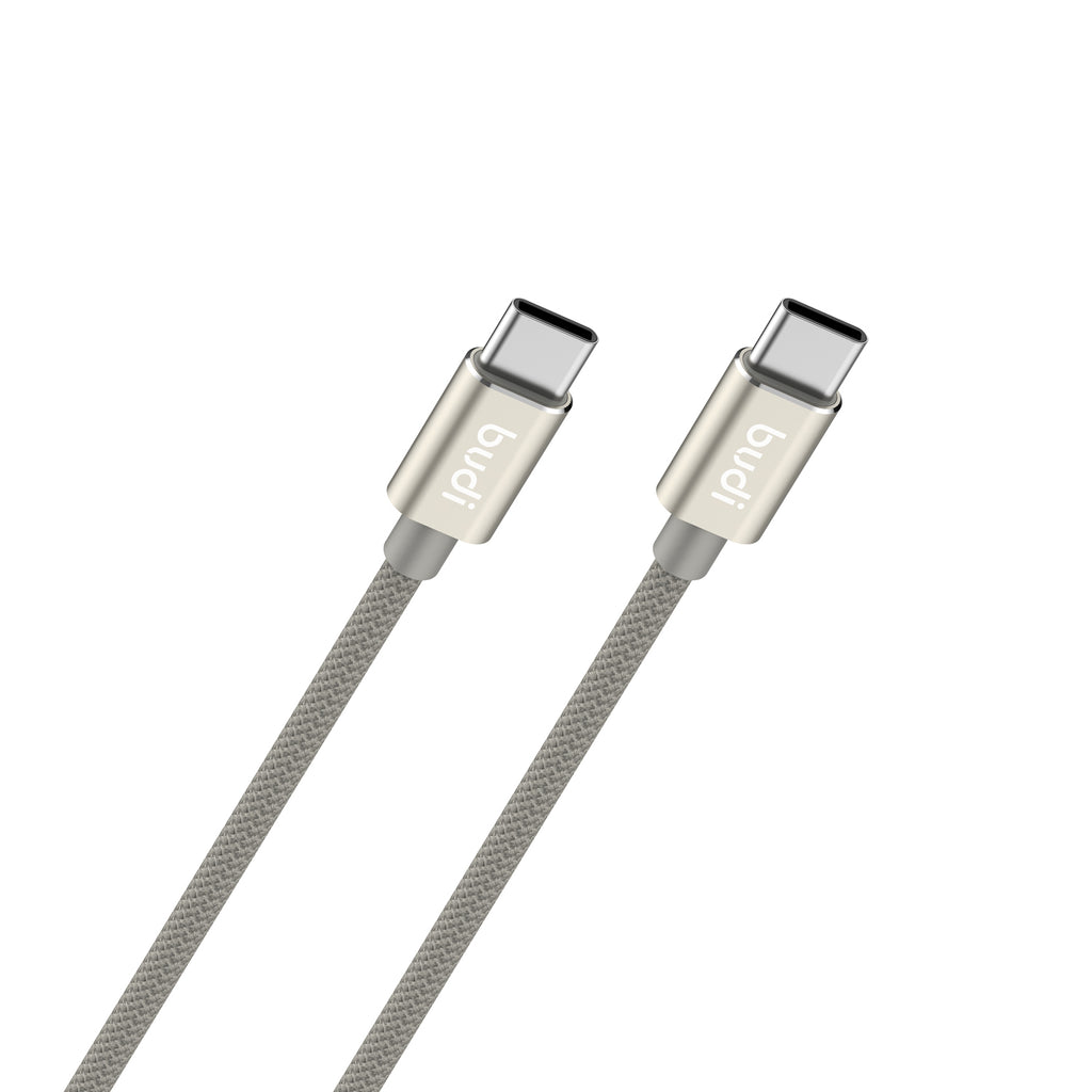 65W USB-C to USB-C Fast Charging Cable 1m | Pure Copper Core | Nylon Braided | Aluminum Alloy Shell