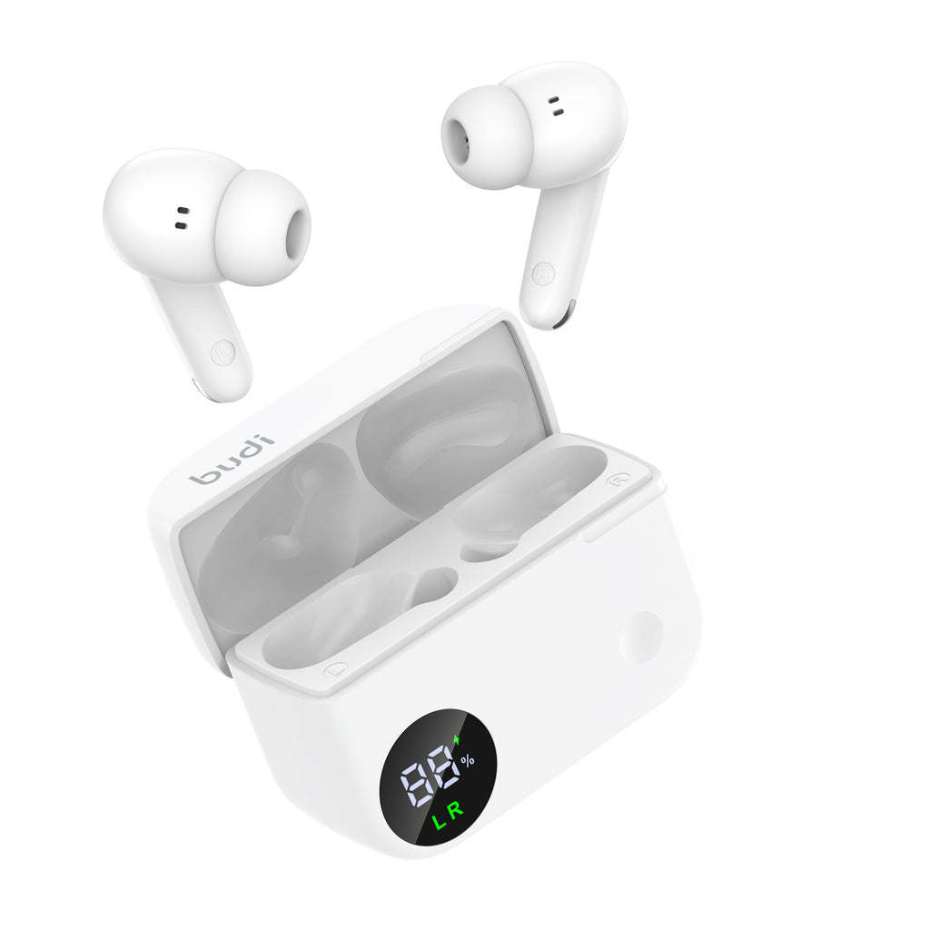 Noise Cancelling True Wireless Earbuds with Powerful Bass