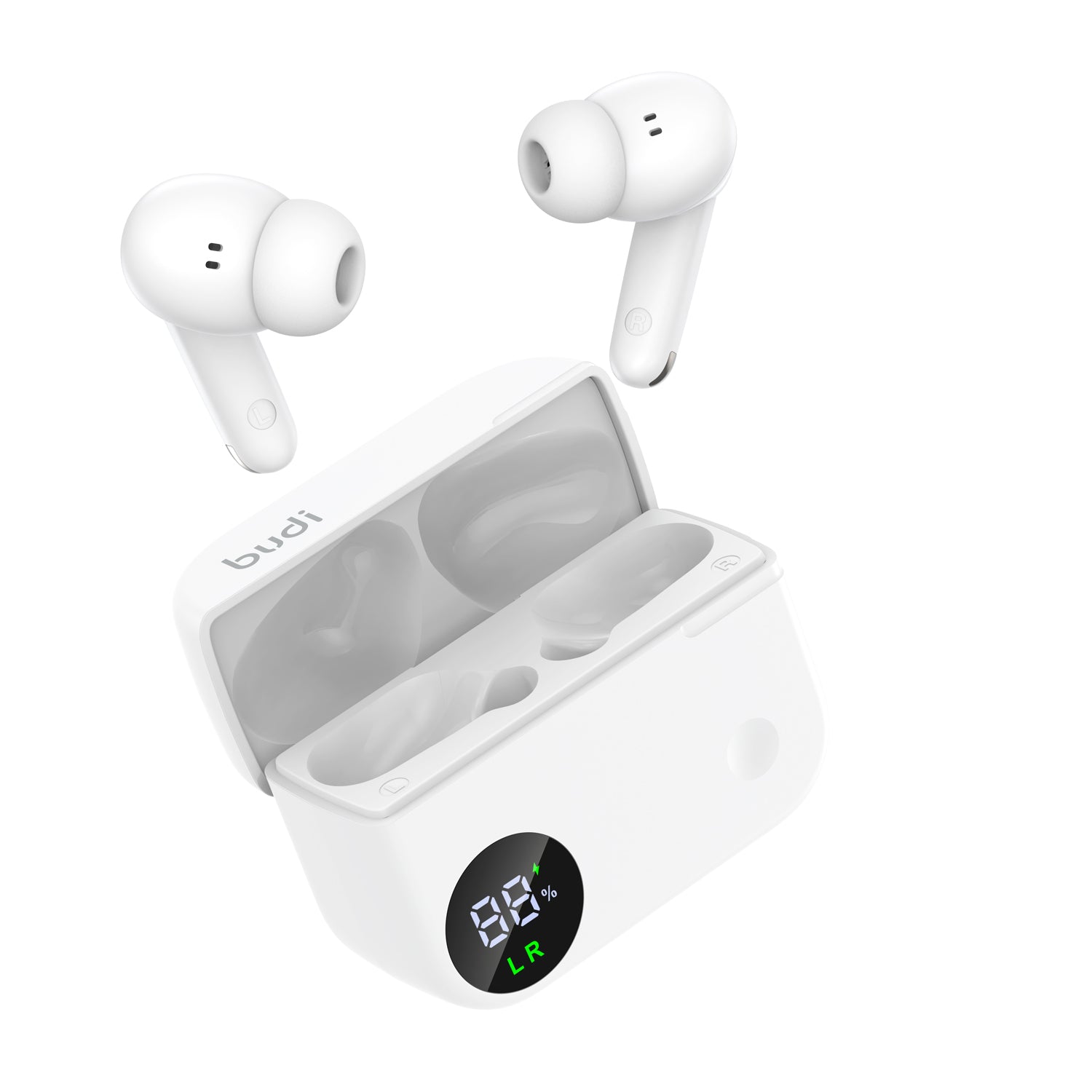 Noise Cancelling True Wireless Earbuds with Powerful Bass