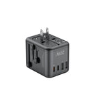20W PD 4-Port USB Wall Charger (2x USB-C + 2x USB-A) | 4 Interchangeable Plugs (UK/EU/AU/US)
