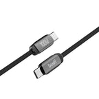 100W USB-C to USB-C Fast Charging Cable 1.2m | Pure Copper Core | Nylon Braided | Aluminum Alloy Shell